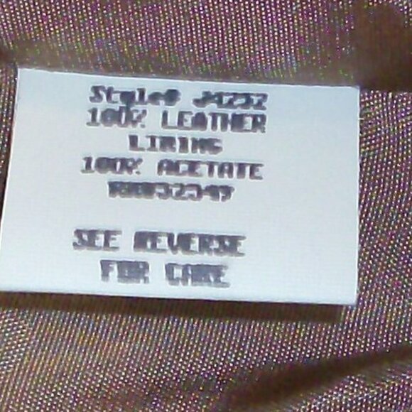 Laundry by Shelli Segal Bronze Leather Blazer Size 12 Vintage/Retro 90's - Picture 3 of 6